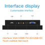 10.1 Inch Lcd monitors Free shipping Not Touch Screen Industrial Display rack mounting embedded monitor