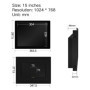 15 Inch Monitor for Tablet Industrial LCD Display Desktop Screen VGA HDMI DVI 1024*768 Not Touch Screen Buckles Mounting