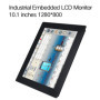 Resistance Touch Screen Industrial Display IPS Screen 10.1 Inch Monitor VGA HDMI DVI USB 1280*800 Buckles Mounting