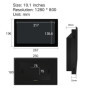 Resistance Touch Screen Industrial Display IPS Screen 10.1 Inch Monitor VGA HDMI DVI USB 1280*800 Buckles Mounting