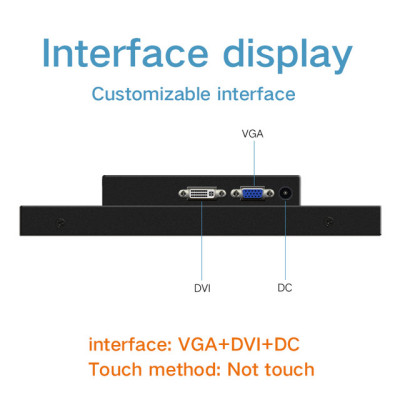 15.6 Inch Lcd Monitor for Tablet LCD Display Desktop Screen VGA HDMI AV TV 1366*768 Not Touch Screen