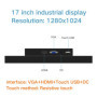 10 15 17 12 Inch Industrial Monitor HDMI LCD Screen control LCD Display of Tablet VGA USB Resistance Touch Screen