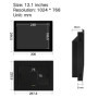 12” 12.1 Inch Industrial Display Single Touch Screen Industrial Monitor VGA HDMI DVI USB Buckles Mounting 1024*768