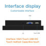 10.4 Inch Industrial Computer in Lcd Monitor VGA HDMI DVI USB Capacitive Touch Screen Industrial Display Waterproof In Front