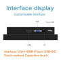 12‘’ 12.1 Inch Monitor Capacitive Touch Screen Industrial Display VGA HDMI DVI USB Embedded monitor