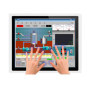 10 12 15 17 Inch Embedded Industrial Monitor with Capacitive Touch Screen Mini tablet LCD display with VGA Touch USB interface