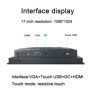 10&quot 12 15&quot 17 Inch Fully Enclosed Cooling Mini tablet PC Panel display with Resistive Touch Screen LCD Monitor with HDMI