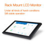 17.3&quot Monitor Industrial Display LCD Screen VGA HDMI DVI TV Not Touch Screen 1600*900 embedded computer monitor