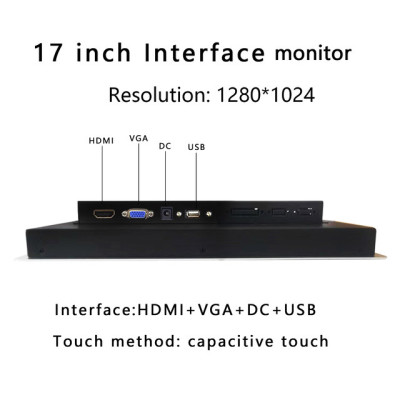 10&quot 12 inch embedded industrial monitor capacitive touch screen 15 17 Inch mini tablet computer for monitoring the monitor