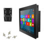 10&quot 12 inch embedded buckle industrial all-in-one computer with resistive touch screen 15&quot mini tablet PC with RS232 COM