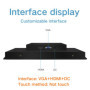 19 Inch Display LCD Screen Monitor 1440 HDMI VGA DVI TV interface Not Touch Screen Buckles Mounting