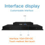 18.5 Inch Display Monitor of Tablet HDMI VGA TV AV DVI LCD Screen Not Touch Screen 1366*768 Buckles Mounting industrial computer