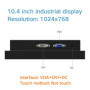 17 10 12 15 Inch Industrial LCD Display Computer Monitor for Tablet VGA/DVI Not Touch Screen Embedded Installation Wall Mounting