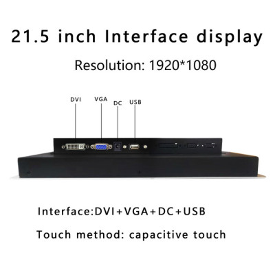 19&quot 21 Inch Industrial Monitor 15 17&quot Mini tablet LCD display with Capacitive Touch Screen Embedded installation with DV