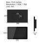 15.6&quot Monitor HDMI LCD Display VGA DVI USB Capacitive Touch Screen industrial computer lcd monitor