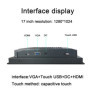 17&quot 18.5 Inch Embedded Industry Tablet LCD Monitor 19 21.5 inch advertising display with capacitive touch screen with HDMI D