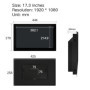 17.3 inch Monitor Industrial Display LCD Screen VGA HDMI DVI USB Resistance Touch Screen Buckles Mounting