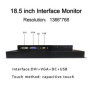 15.6 13.3 Inch Industrial Monitor with Capacitive Touch Screen 18.5 21&quot Industrial Mini Panel PC Embedded installation with 