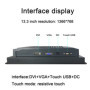 15.6&quot 18.5 21.5 Inch LCD Monitor with DVI VGA Touch USB 13.3&quot Computer Display with Resistive Touch Screen Embedded inst
