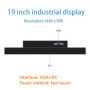 19 21.5 23.6 Inch VGA Not Touch Screen Industrial Lcd Display LCD Screen Monitor of Tablet Embedded installation