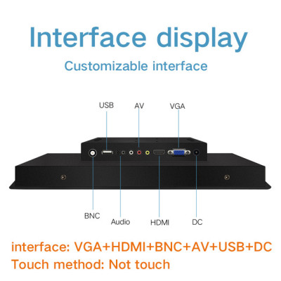 23.6 Inch Monitor for Industrial Computer 23” Display LCD Screen Monitor of Tablet Not Touch Screen 1920*1080 Buckles Mounting