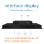 23.6 Inch Monitor Industrial HDMI VGA DVI interface LCD Screen 23” Display Not Touch Screen 1920*1080 Buckles Mounting