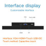 19&39&39 Inch LCD Display Monitor for Tablet in Computer screen HDMI VGA DVI USB Desktop Screen Capacitive Touch Screen 1280*102