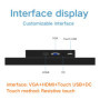 23.6” Inch 23” Display LCD Screen Monitor for Tablet Monitors HDMI VGA DVI USB Resistance Touch Screen