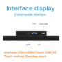 21.5 Inch Monitor of Tablet HDMI VGA DVI USB LCD Screen Resistance Touch Screen 21&quot Industrial control display