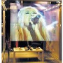 Lowest Price 1.524m*7m self adhesive transparent holographic film/ Rear Projection film/foil for shop window display