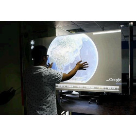 Fast shipping 1.524m*30m holographic rear projection film transparent projection screen film for WINDOW display