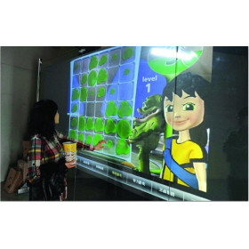 Xintai Touch Hot Promotion 1.524m*3m transparent 3d holographic film/foil Rear Projector Screen film/foil display