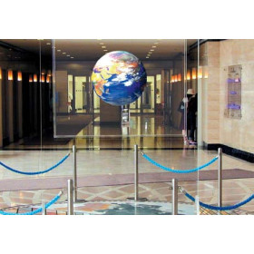 Fast Shipping 1.524m*30m Holographic rear projection film, Transparent projector screen for Advertising,Lobbies, Bars