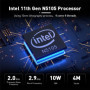 2022 Beelink U59 Pro Mini PC Windows 11 Intel 11th Gen N5105 DDR4 8GB 512GB SSD Dual Wifi 1000M Desktop Gaming Computer GK Mini