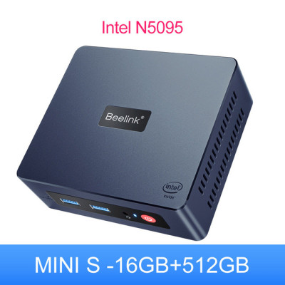 2022 Beelink Mini S Windows 11 Intel 11th Gen N5095 Mini PC DDR4 8GB 128GB SSD Desktop Gaming Computer VS U59 GK Mini GK3V J4125