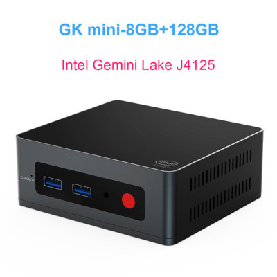 Beelink GK Mini Intel Celeron J4125 Windows 10 11 Pro Quad Core Mini PC DDR4 Mini Computer 4K Dual HDMI Dual WiFi BT4.0 1000 LAN
