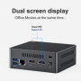 Beelink GK Mini Intel Celeron J4125 Windows 10 11 Pro Quad Core Mini PC DDR4 Mini Computer 4K Dual HDMI Dual WiFi BT4.0 1000 LAN