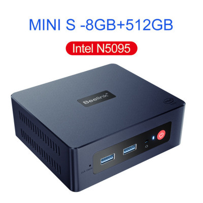 2022 Beelink Mini S Intel 11th Gen N5095 Mini PC Windows 11 DDR4 8GB 128GB SSD Desktop Gaming Computer VS J4125 GK Mini GK3V