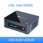 2022 Beelink U59 Mini PC Windows 11 Intel 11th Gen N5095 DDR4 16GB 512GB SSD Dual Wifi 1000M LAN Desktop Gaming Mini Computer