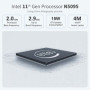 2022 Beelink U59 Mini PC Windows 11 Intel 11th Gen N5095 DDR4 16GB 512GB SSD Dual Wifi 1000M LAN Desktop Gaming Mini Computer