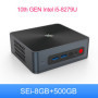 Beelink SEi 8 Mini PC Intel Core i5 8279U 8th Gen Windows 11 Pro Wifi5 DDR4 16GB SSD 500GB 4K Dual HD 1000M Desktop Computer