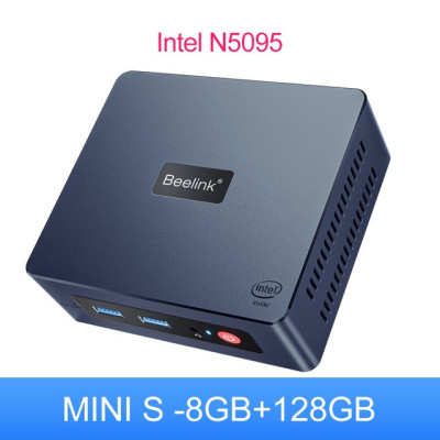 Beelink Mini S Windows 11 Intel 11th Gen N5095 Mini PC DDR4 8GB 128GB SSD Desktop Gaming Computer N95 N100 S12 VS U59 GK3V J4125