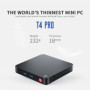 Beelink T4 Pro Mini PC Intel Celeron N3350 Windows 10 4GB DDR4 64GB eMMC Supports Dual HDMI USB 3.0 2.4G 5.8G WiFi BT4.0 PK AK3V