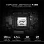 Beelink T4 Pro Mini PC Intel Celeron N3350 Windows 10 4GB DDR4 64GB eMMC Supports Dual HDMI USB 3.0 2.4G 5.8G WiFi BT4.0 PK AK3V