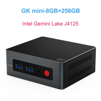 Beelink GK Mini Intel Celeron J4125 Windows 10 11 Pro Quad Core Mini PC DDR4 Mini Computer 4K Dual HDMI Dual WiFi BT4.0 1000 LAN