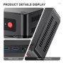 Beelink GK Mini Intel Celeron J4125 Windows 10 11 Pro Quad Core Mini PC DDR4 Mini Computer 4K Dual HDMI Dual WiFi BT4.0 1000 LAN