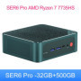 2023 Beelink Ryzen 7 5800H SER5 Pro Mini PC Windows 11 Pro AMD DDR4 16GB RAM 500GB SSD 5500U WiFi6 4K HD Desktop Computer 5500U