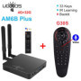 Ugoos AM6B plus Amlogic S922X-J Android 9 Smart TV Box 4GB DDR4 32GB Wifi 6 1000M BT5.0 4K Set Top Box AM6 Plus TV BOX