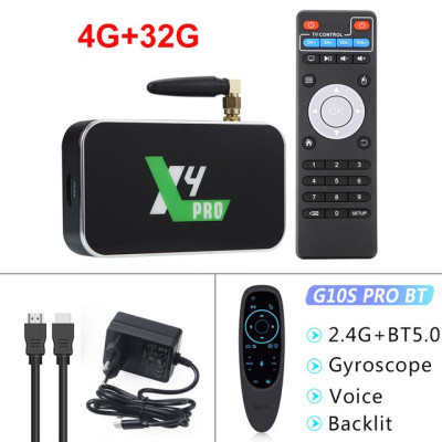 Ugoos X4 PRO Smart TV Box Android 11 4GB 32GB X4 Plus 4GB 64GB X4 Cube 2GB16GB DDR4 Amlogic S905X4 WiFi 1000M 4K Set Top Box