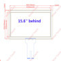 Xintai Touch 15.6 Inches 16:9 Ratio Projected Capactive Touch Screen Panel With 10 Touch Points Plug&ampPlay